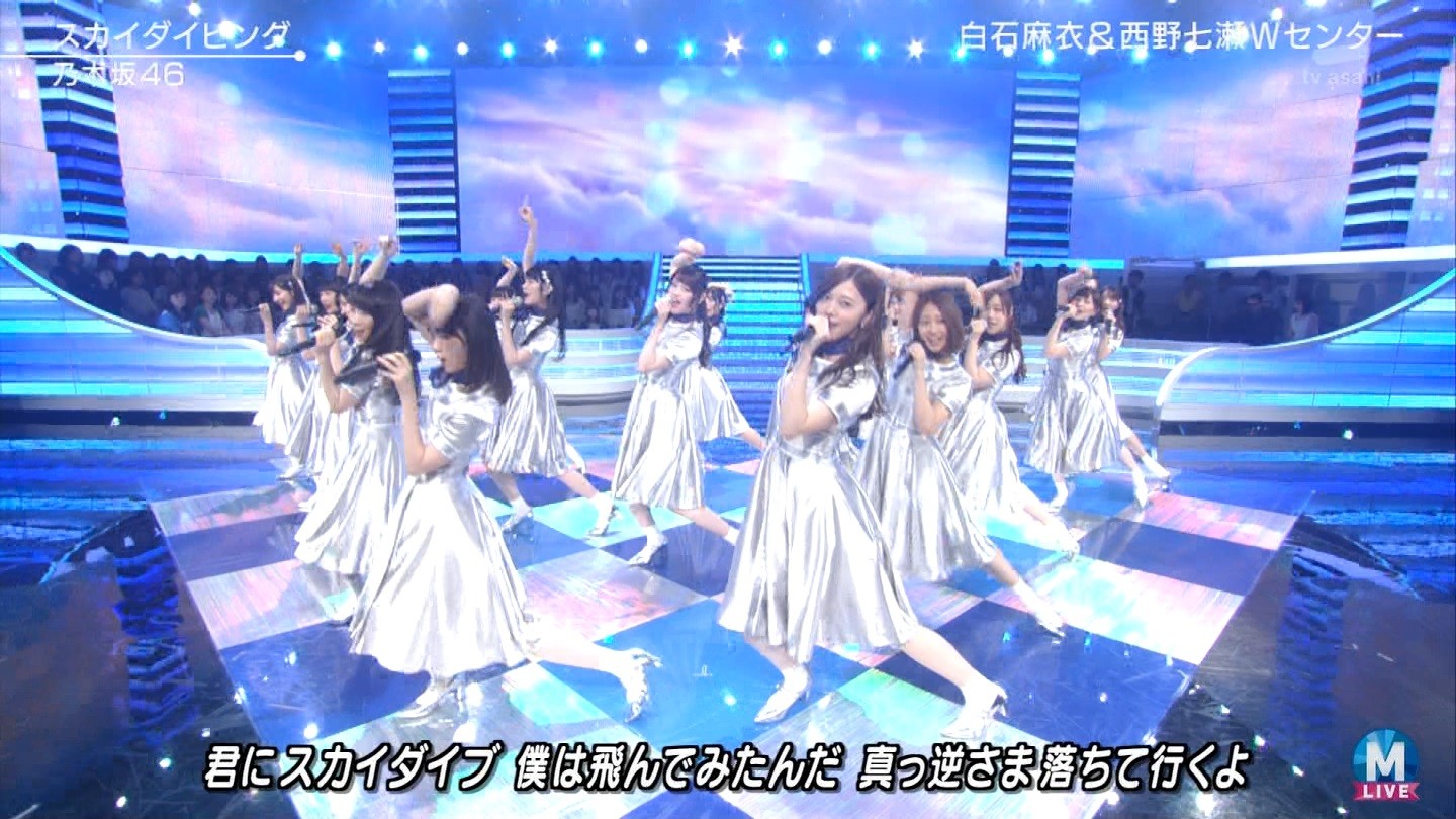 Mステ 乃木坂スカイダイビング 8人の代わりは 動画あり 6 2 乃木坂46 応援クラブ