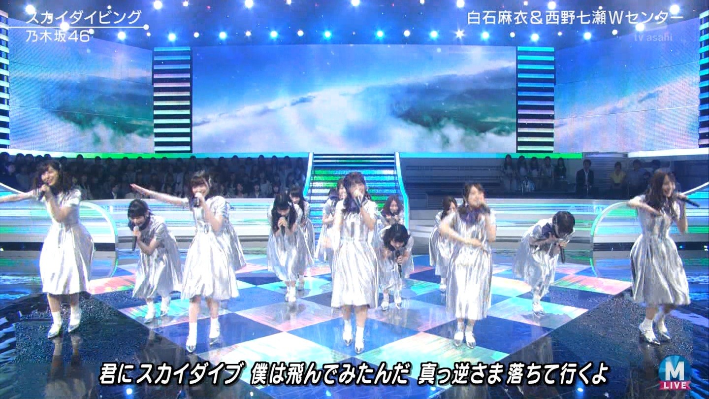 Mステ 乃木坂スカイダイビング 8人の代わりは 動画あり 6 2 乃木坂46 応援クラブ